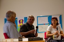 Živahen razgovor in odlične ocene o literarni vrednosti pripovedi iz Slovarčka title=