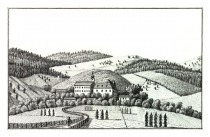 Falski grad - J.F.Kaiser Lithografirte Ansichten der Steiermark 1825 title=