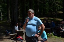 Nagovor Lovra Paradiža - Jezernika in dolgoletnega glavnega organizatorja pohodov title=