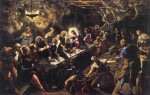Tintoretto, Zadnja večerja, S. Maria Maggiore title=