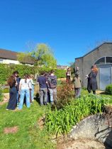 Šolski vrt z ribnikom. Snemamo! title=