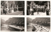 1971 
Odprtje novega mosta čez Dravo, ki je speljan z leve strani ustja Radoljne na levi breg Drave title=