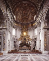 Petrov prestol v baziliki sv. Petra, Rim title=