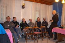 Vodja markacistov Podravja Marjan Mally ob domačinih title=